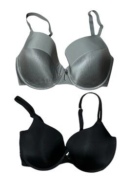 DKNY 2 Everyday Smooth 
T-Shirt Bras - Gray/Green and Black